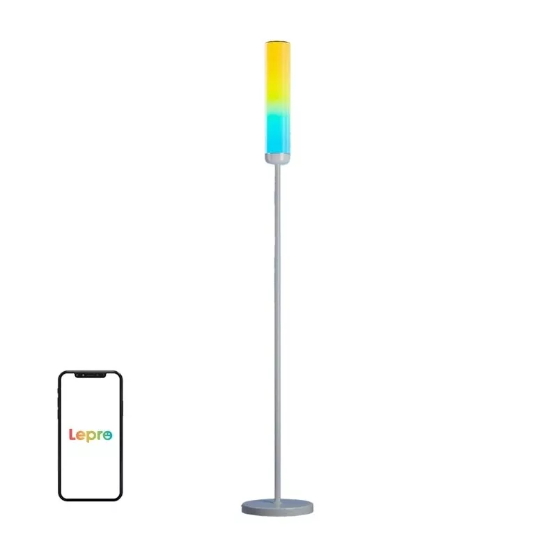 Lepro O1 AI põrandalamp - nutikas põrandalamp, 2000 luumenit, RGB+CCT, Wi-Fi, töötab Alexa/Google Assistantiga