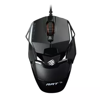Mad Catz THE AUTHENTIC R.A.T. 1+ Gaming Mouse (MR01MCINBL000-0) - Must/Punane