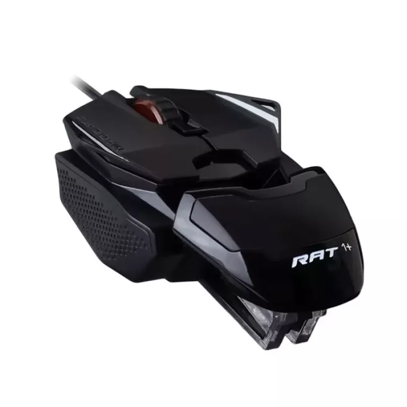 Mad Catz THE AUTHENTIC R.A.T. 1+ Gaming Mouse (MR01MCINBL000-0) - Must/Punane