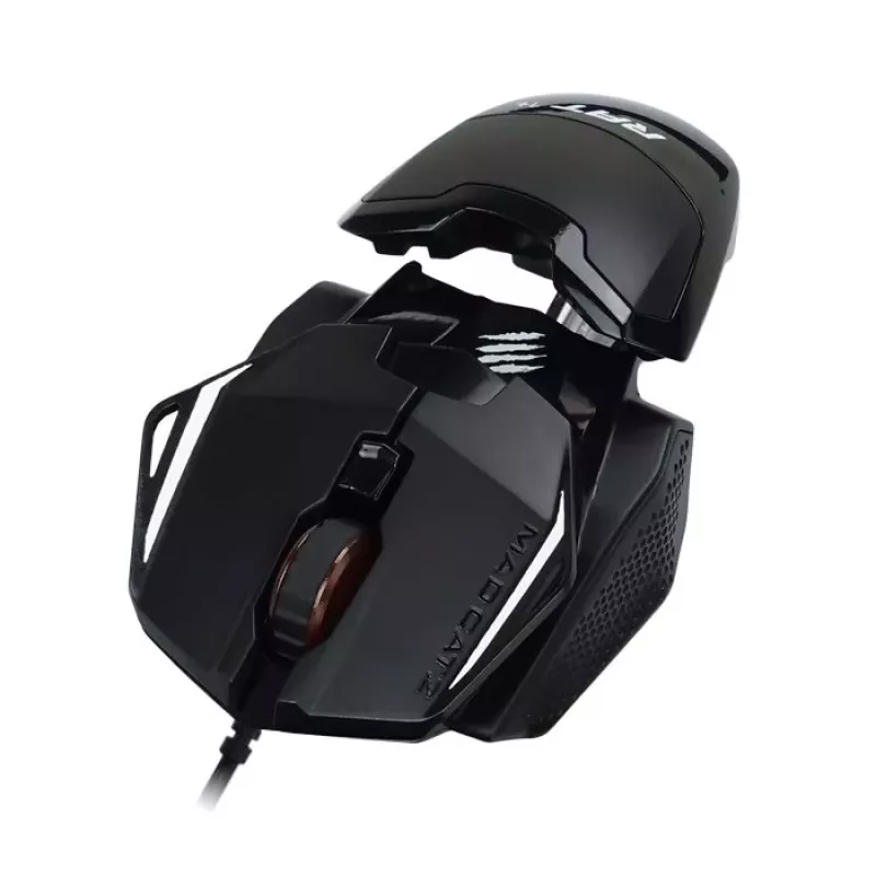 Mad Catz THE AUTHENTIC R.A.T. 1+ Gaming Mouse (MR01MCINBL000-0) - Must/Punane