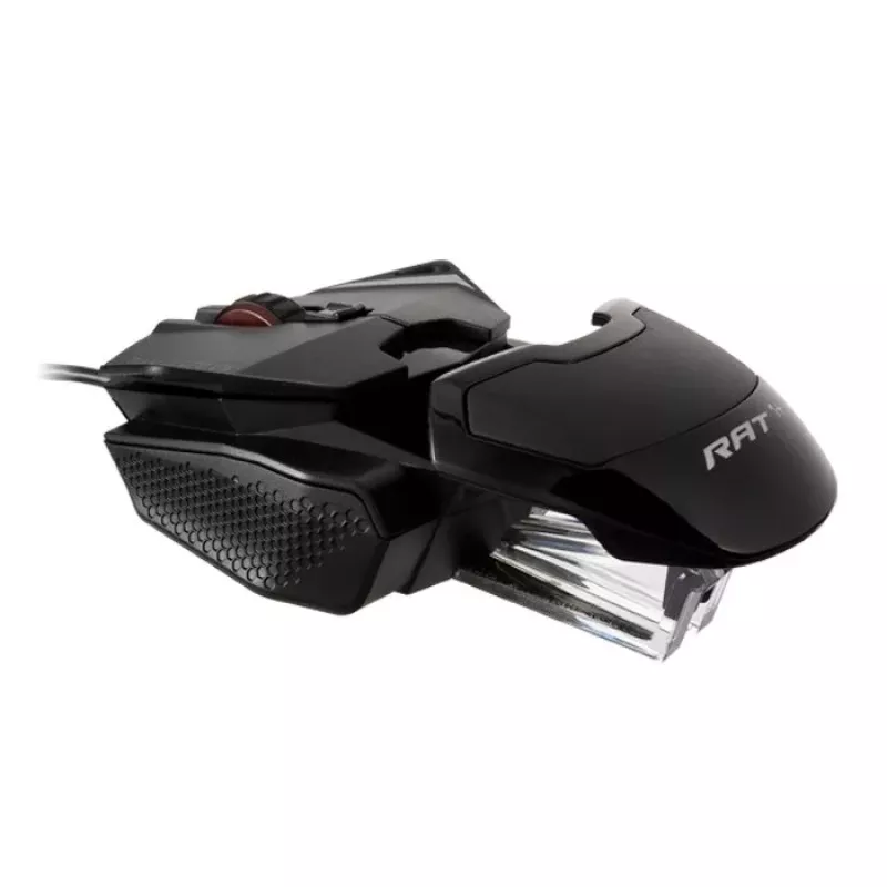 Mad Catz THE AUTHENTIC R.A.T. 1+ Gaming Mouse (MR01MCINBL000-0) - Must/Punane
