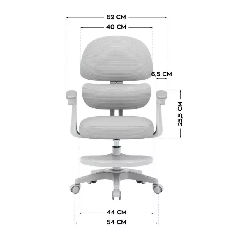 MARK ADLER Junior 4.4 Grey pöörlev kontoritool
