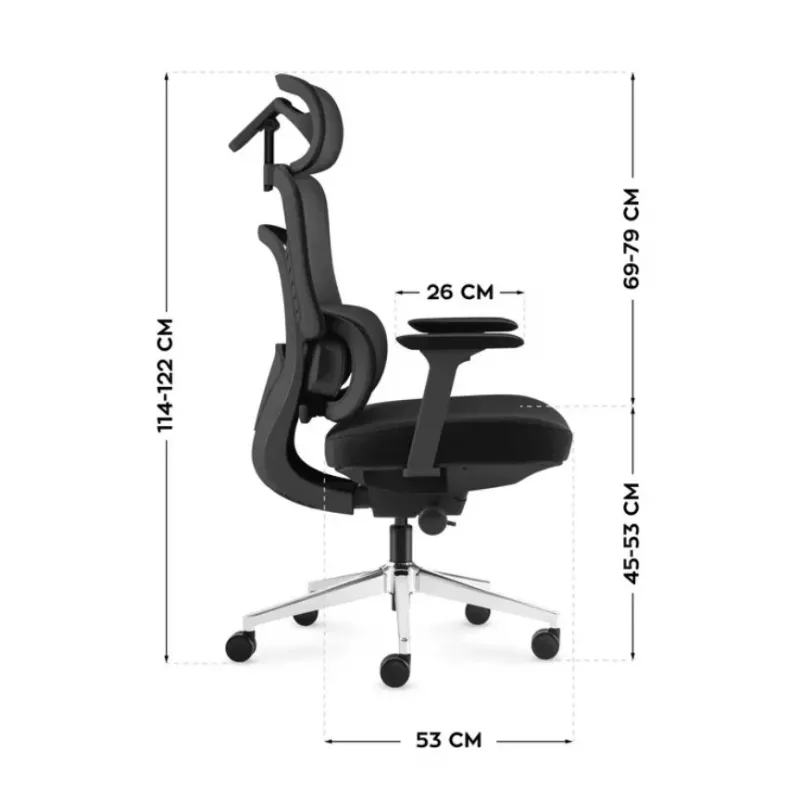 MARK ADLER Visioner 6.1 Black N kontoritool