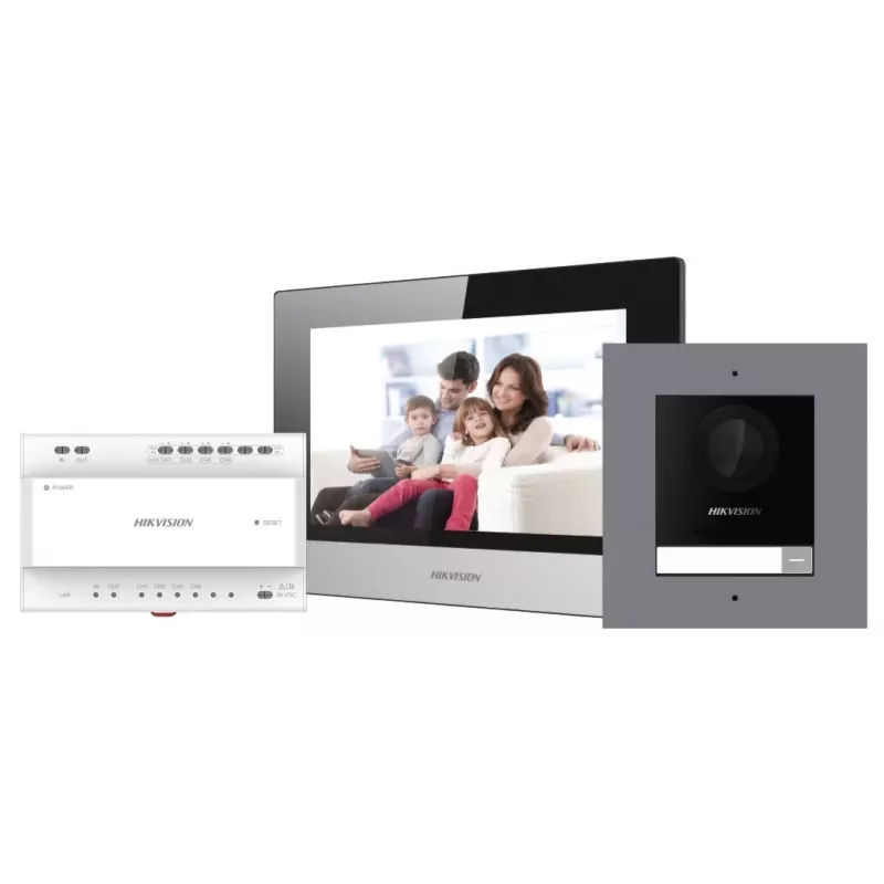 Hikvision DS-KIS702Y Wi-Fi Video Intercom Kit 2-Wire
