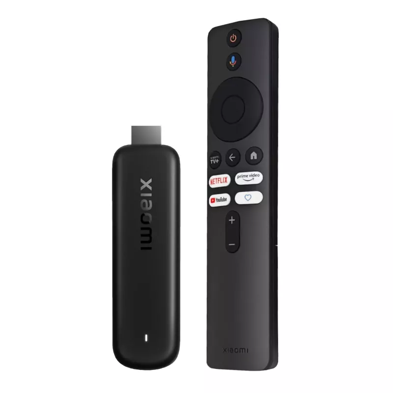Xiaomi TV Stick HD (2nd Gen) - 1080p voogedastusmeediamängija, Android TV 11, 1GB muutmälu, 8GB salvestusruum, Bluetooth 5.0, must