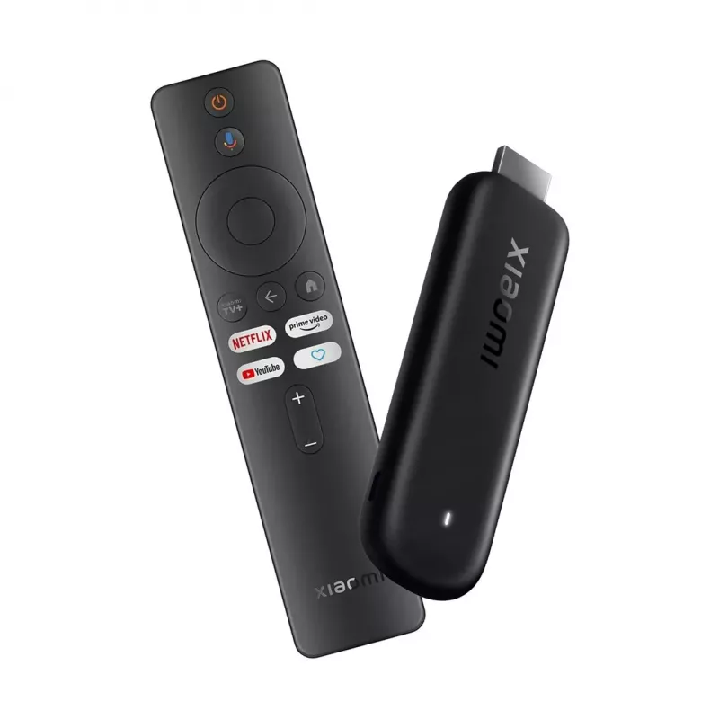 Xiaomi TV Stick HD (2nd Gen) - 1080p voogedastusmeediamängija, Android TV 11, 1GB muutmälu, 8GB salvestusruum, Bluetooth 5.0, must