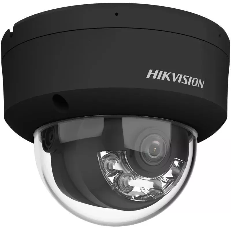 Hikvision DS-2CD2143G2-LIS2U(2,8mm)(BLACK) 4MP AcuSense Kupliga IP Turvakaamera, 2,8mm fikseeritud objektiiv, must