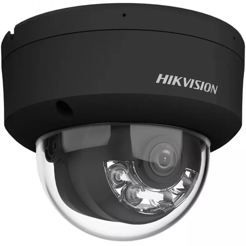 Hikvision DS-2CD2143G2-LIS2U(2,8mm)(BLACK) 4MP AcuSense Kupliga IP Turvakaamera, 2,8mm fikseeritud objektiiv, must
