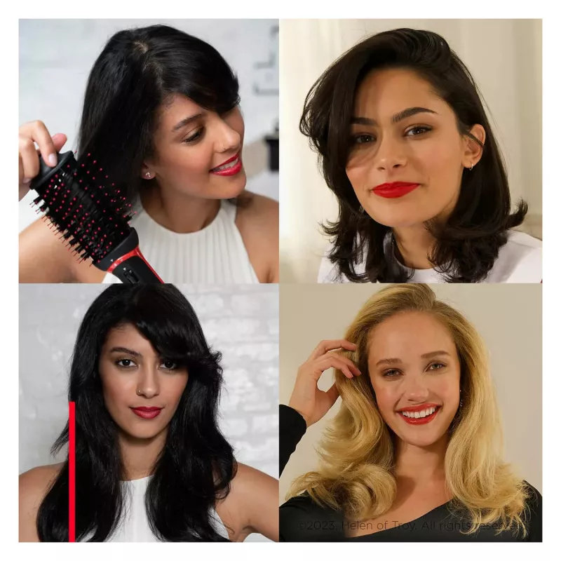 REVLON juuste kuivati ja mitmestilija One-Step OneStep Must Punane (RVDR5333E)
