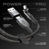 STATIK PowerPivot Pro Nylon Braided USB-C to USB-C kaabel 3m Must