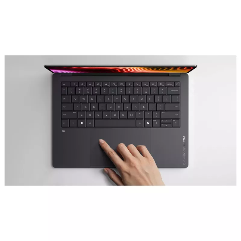 HP OmniBook Ultra 14-kd0201ng 14 inch 2.8K OLED puutetundlik sülearvuti, Intel Core Ultra 9 386H, 32 GB RAM, 2 TB SSD, Windows 11 Pro, Meteoriithall
