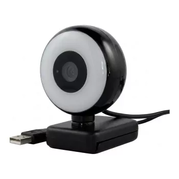 WEMISS CM-A2 Stream Series koos ringvalgusega Full HD veebikaamera, 1/3 inch CMOS andur, must