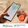Chipolo LOOP – laetav Bluetooth-otsinguseade silikoonaasaga iOS-ile ja Androidile, 4-pakk (Charcoal, Chalk, Navy, Coral)