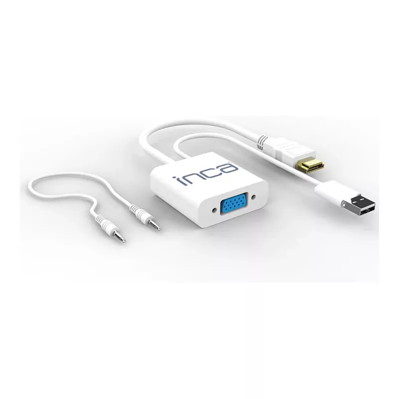 INCA VGA to HDMI + USB + Audio Converter IVTH-01