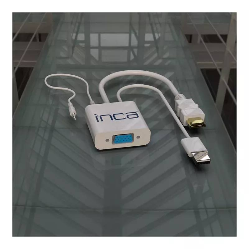 INCA VGA to HDMI + USB + Audio Converter IVTH-01