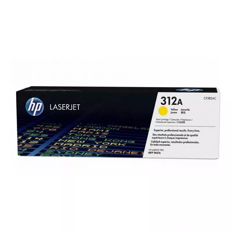 HP 312A (CF382AC) originaalne toonerikassett, kollane, 2700 lehekülge