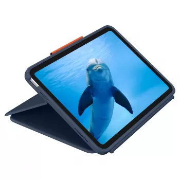 Logitech Rugged Combo 4 Touch klaviatuurikorpus puuteplaadiga Apple iPad 10. põlvkonnale - Classic Blue - Pan Nordic QWERTY