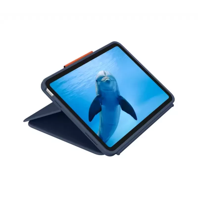Logitech Rugged Combo 4 Touch klaviatuurikorpus puuteplaadiga Apple iPad 10. põlvkonnale - Classic Blue - Pan Nordic QWERTY