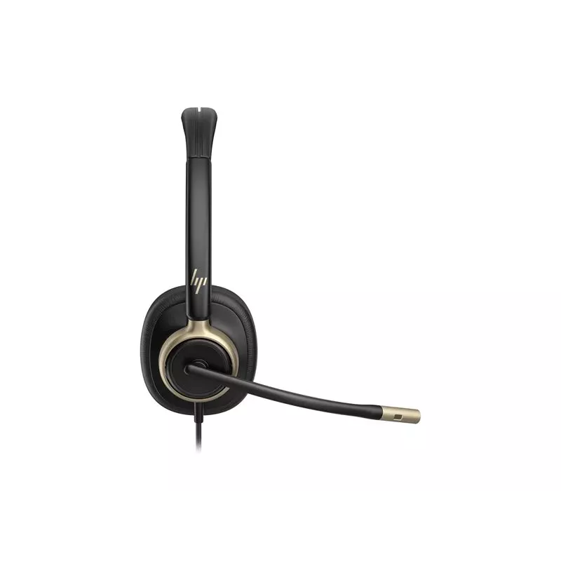 HP Poly Mission 825 Wired Stereo USB Headset with ANC - Black