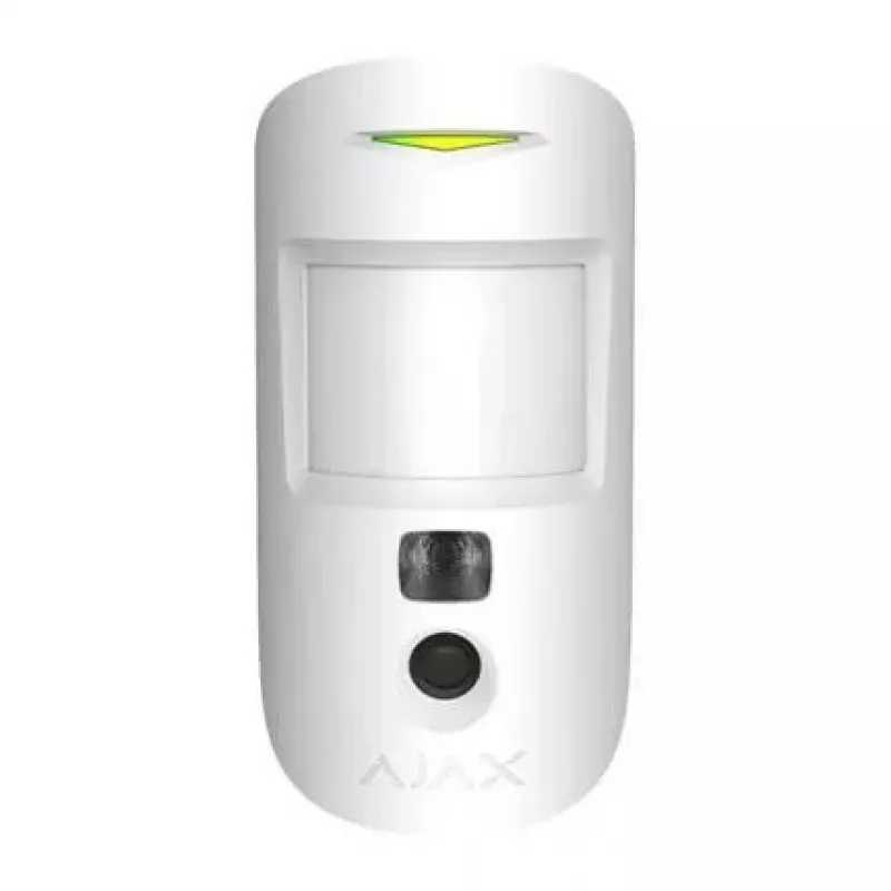 AJAX Wireless Motion Detector MotionCam HD with Photo Verification White
