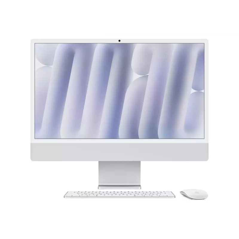 Apple iMac 24 inch 4.5K Retina, Apple M4 8C CPU, 8C GPU/16GB/256GB SSD/Silver/Vene klaviatuur