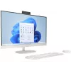 HP All-in-One 27-cr0024na lauaarvuti, 27 inch Full HD IPS-ekraan, Intel Core i7-1355U, 8GB DDR4 RAM, 512GB PCIe NVMe SSD, Windows 11 Home, Natural Silver (taastatud toode)