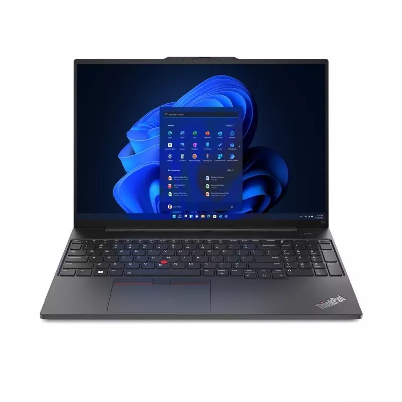 Lenovo ThinkPad E16 Gen 1 Intel Core i5-1335U Sülearvuti 16 inch WUXGA 16GB DDR4 256GB SSD Wi-Fi 6 Windows 11 Pro Must