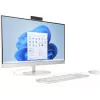HP All-in-One 27-cr0042nf lauaarvuti, AMD Ryzen 5 7520U, 16 GB RAM, 512 GB SSD, 27 inch Full HD IPS-ekraan, Windows 11 Home, valge (taastatud toode)