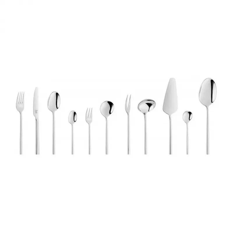 ZWILLING Aberdeen Polished 68-Piece Flatware Set, 18/10 Stainless Steel, Service for 12
