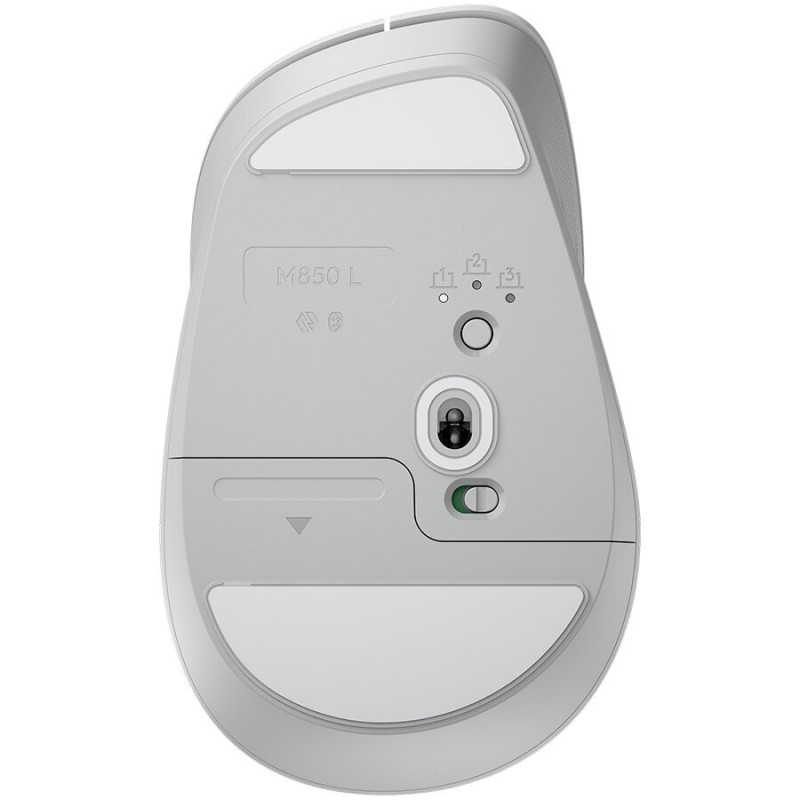 Logitech Signature Comfort Plus M850L Wireless Mouse - Off-White - Bluetooth