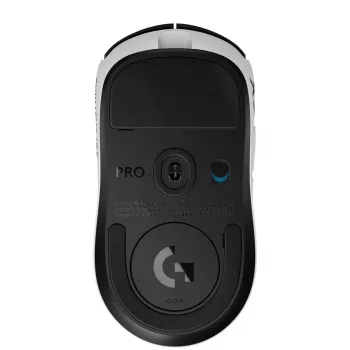 Logitech G PRO X2 SUPERSTRIKE Optical Wireless Gaming Mouse - Must/Valge