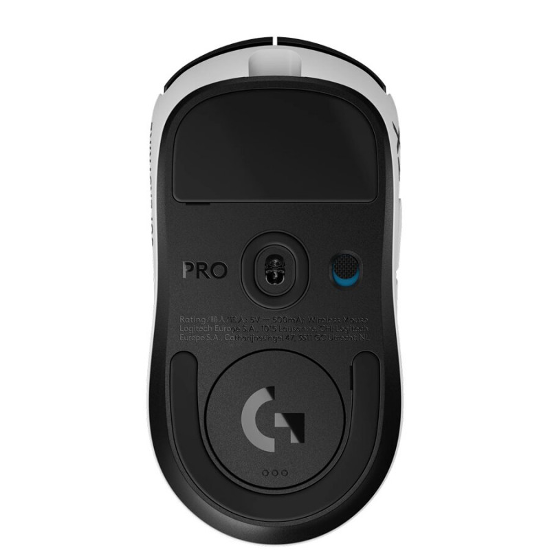 Logitech G PRO X2 SUPERSTRIKE Optical Wireless Gaming Mouse - Must/Valge
