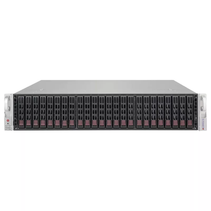 Supermicro SC216 BE1C-R609JBOD 2U 24x2.5 inch Hot-Swap SAS3 JBOD Korpus kahe 600W lülitusrežiimiga toiteplokiga