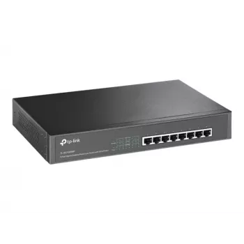 TP-Link TL-SG1008MP Unmanaged Gigabit Ethernet PoE+ Switch (8 Ports, 126W Budget, Black)
