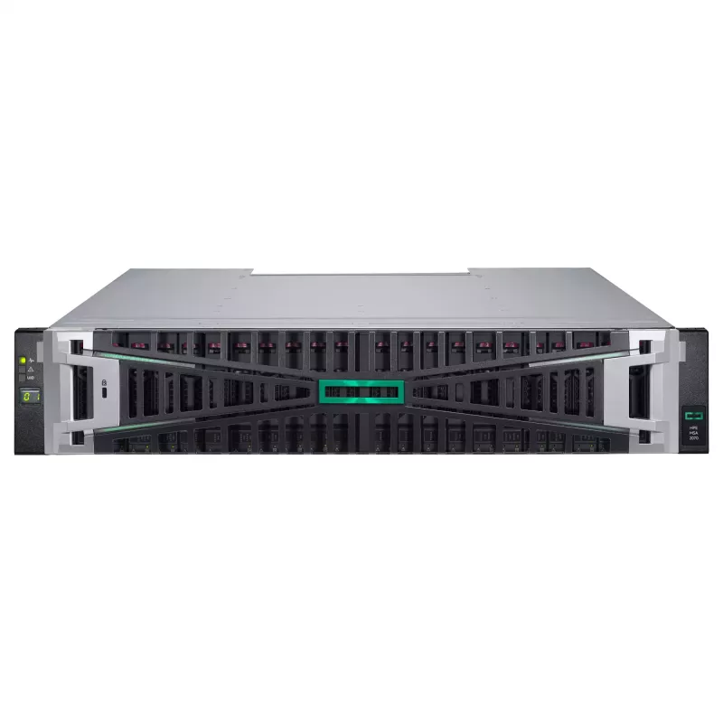 HP Enterprise MSA 2070 SFF 2x32Gb FC 4-port Cntrl 12x7.68TB SSD 4x32Gb SFP FC XCVR 92TB salvestusmassiivi komplekt