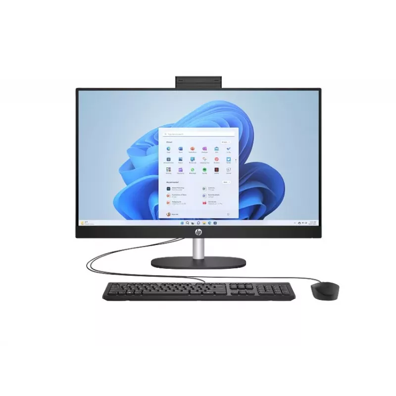 HP All-in-One 27-cr0912nc lauaarvuti, Intel Core i5-1334U, 16 GB RAM, 512 GB SSD, 27 inch Full HD IPS-ekraan, Windows 11 Home, valge (taastatud toode)