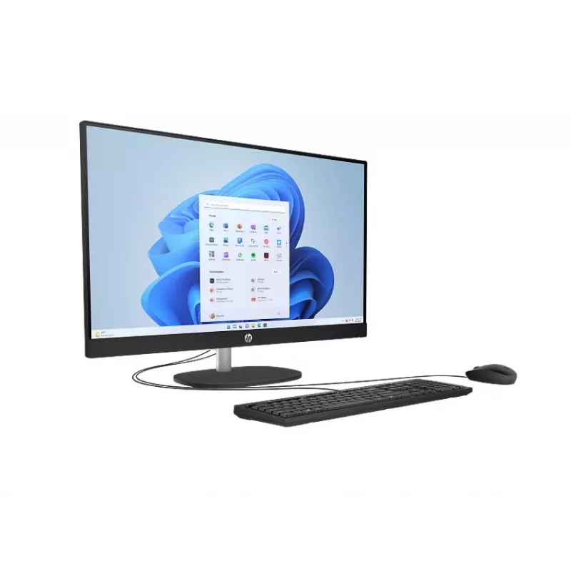 HP All-in-One 27-cr0912nc lauaarvuti, Intel Core i5-1334U, 16 GB RAM, 512 GB SSD, 27 inch Full HD IPS-ekraan, Windows 11 Home, valge (taastatud toode)