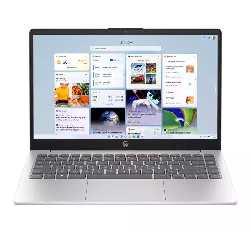HP Laptop 14-em0021ne, AMD Ryzen 5 7520U, 8GB RAM, 256GB SSD, 14.0 inch FHD, Natural Silver, Windows 11 Home (taastatud toode)