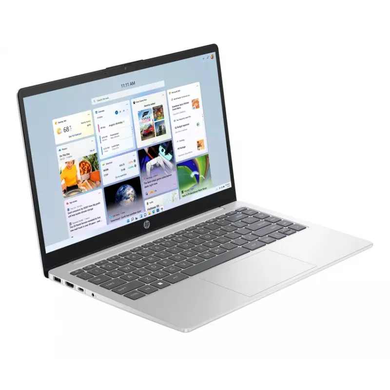 HP Laptop 14-em0021ne, AMD Ryzen 5 7520U, 8GB RAM, 256GB SSD, 14.0 inch FHD, Natural Silver, Windows 11 Home (taastatud toode)
