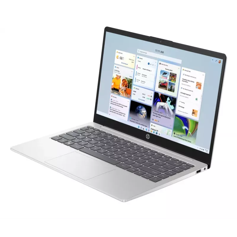 HP Laptop 14-em0021ne, AMD Ryzen 5 7520U, 8GB RAM, 256GB SSD, 14.0 inch FHD, Natural Silver, Windows 11 Home (taastatud toode)