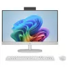 HP All-in-One NGAI 24-ct2001na lauaarvuti, AMD Ryzen 5 8500G, 16GB DDR5, 512GB SSD, 23.8 inch FHD IPS, Windows 11 Home, Snow White