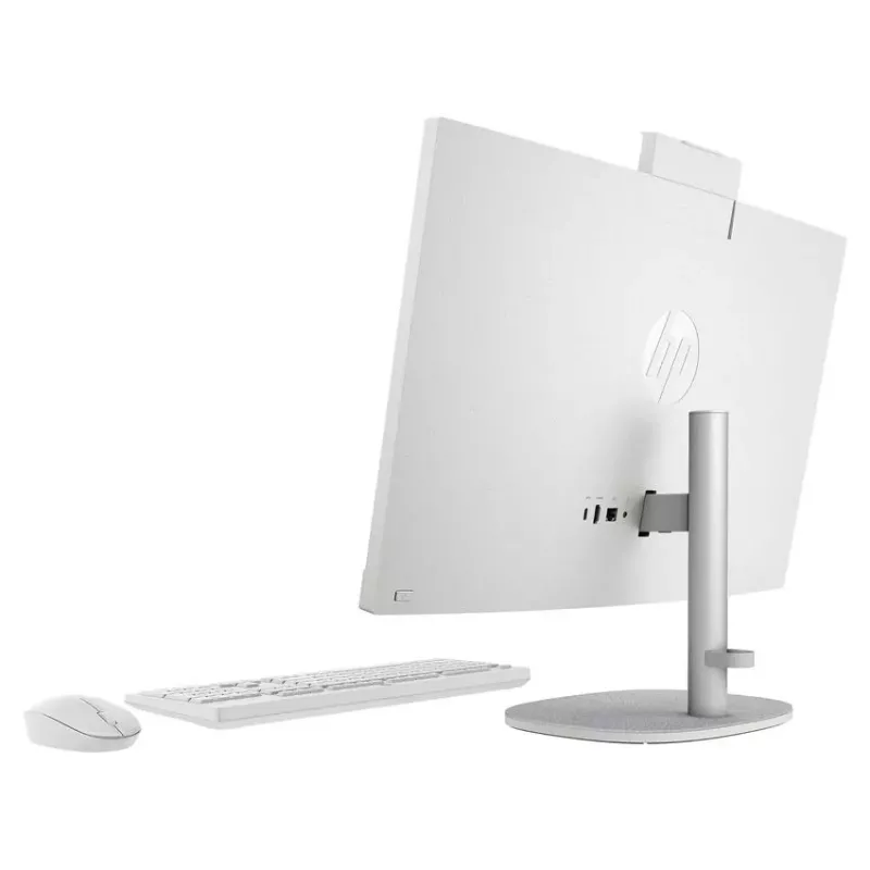 HP All-in-One NGAI 24-ct2001na lauaarvuti, AMD Ryzen 5 8500G, 16GB DDR5, 512GB SSD, 23.8 inch FHD IPS, Windows 11 Home, Snow White