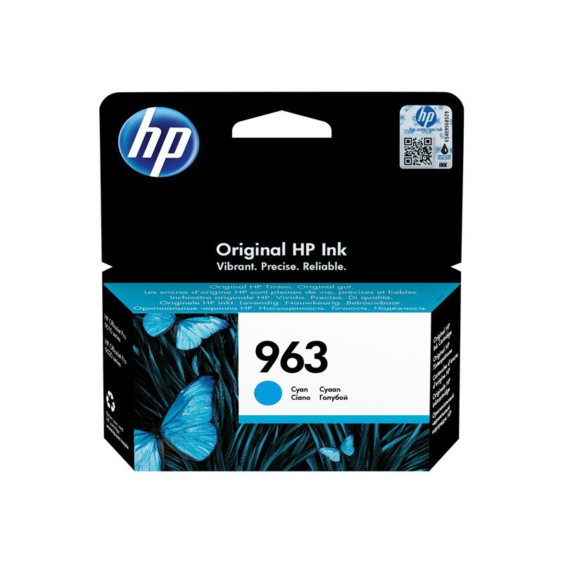 HP 963 Cyan Original tindikassett
