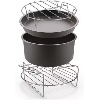 TEFAL Easy Fry tarvikukomplekt OBH Nordica XXL õhufritüüridele - Küpsetusvorm, vardaraam, 5 varrast
