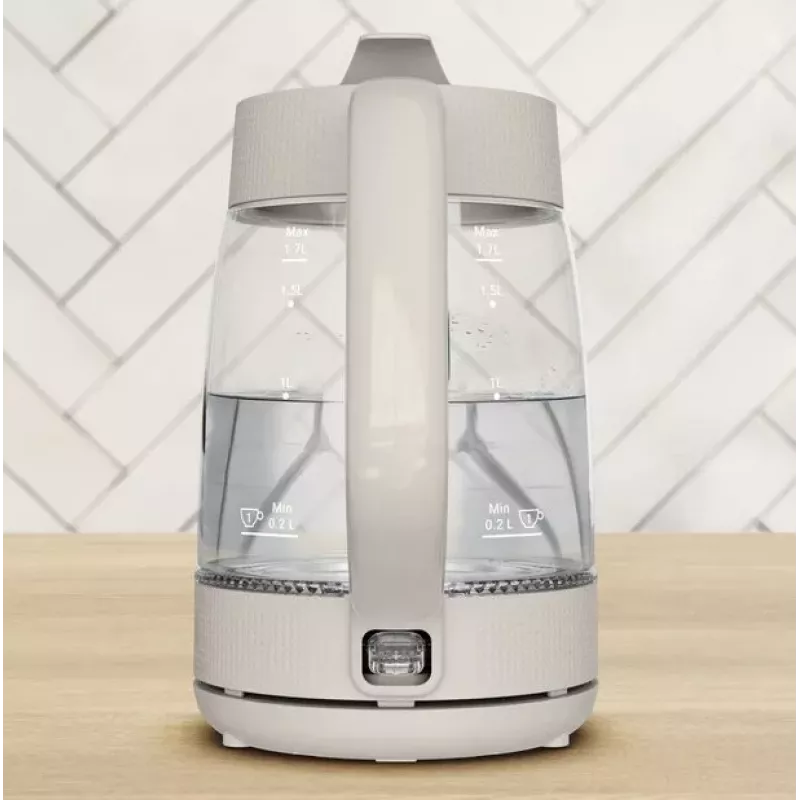 Tefal Morning Glass Kettle KO2G0BE0 1.7L 2200W Transparent/Must