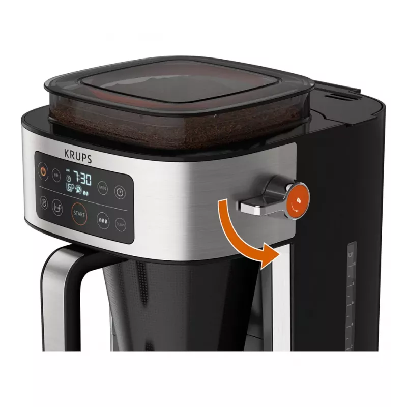 KRUPS KM760D Aroma Filter Kohvimasin Must 2-10 Tassi