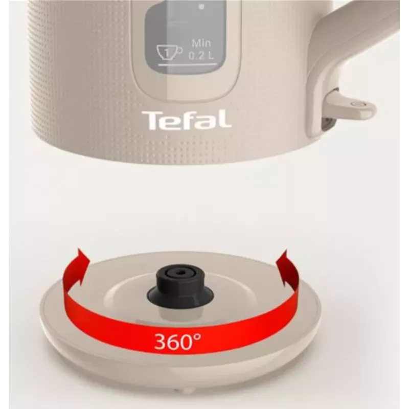 Tefal KO2M0B10 Morning Kettle, Beige, 1.7L, 2400W
