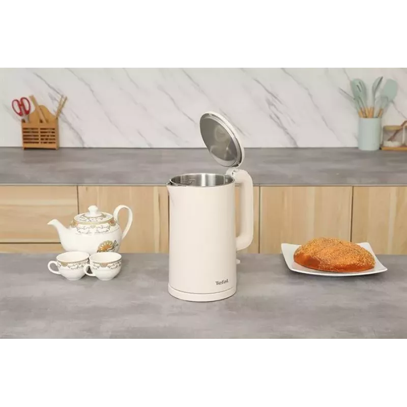 Tefal Thermo Protect Veekeetja 1.7L 1800W Must/Roostevaba teras