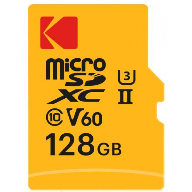 Kodak MicroSDXC 128GB UHS-II U3 A1 V60 Ultra Pro