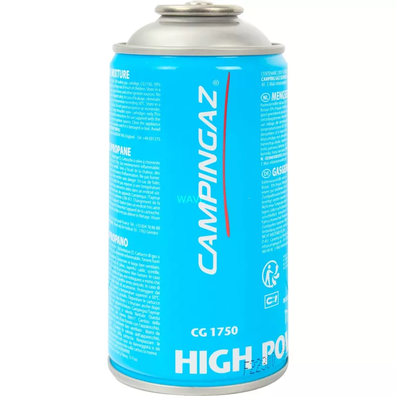 CAMPINGAZ Ventil Gaasikassett CG1750 - 450g Butaani/Propaani segu Easy Clic PLUS seadmetele